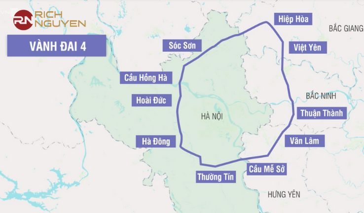 Dự án đường vành đai 4 - Vùng thủ đô Hà Nội