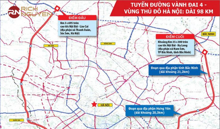 Siêu dự án đường vành đai 4 - Vùng Thủ đô Hà Nội